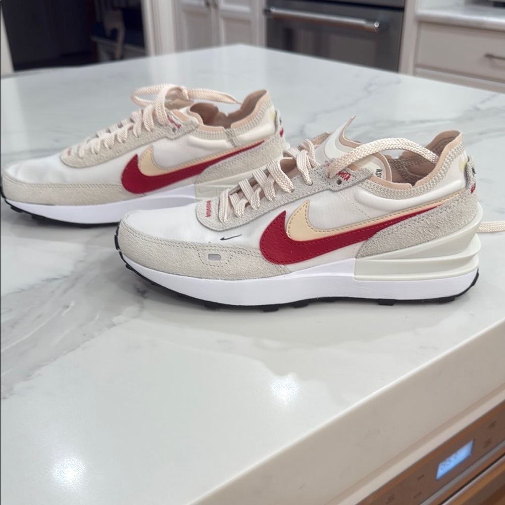 Nike New without tags never worn size 7.5 Cream and Red Sneakers